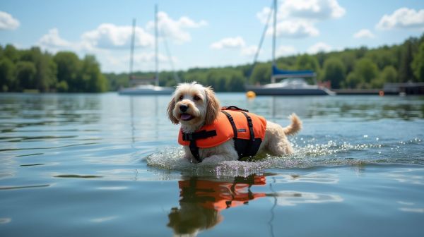 Équipement nautique pour chien : comment choisir le bon gilet de sauvetage