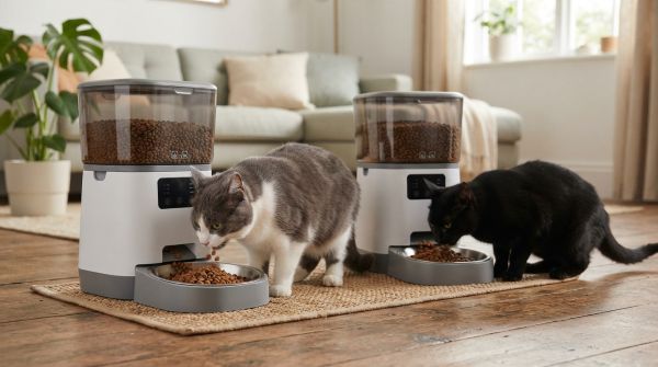 Meilleurs distributeurs automatiques de croquettes pour chats