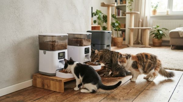 Meilleurs distributeurs automatiques de croquettes pour chats